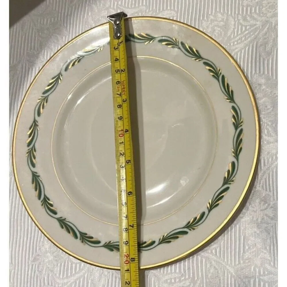 Franciscan Pottery Fine China Arcadia Green Salad & Bread Plate 8.5” & 6.5”‎ Vtg